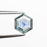 1.04ct 7.97x6.91x2.45mm Hexagon Double Cut Sapphire 19373-01