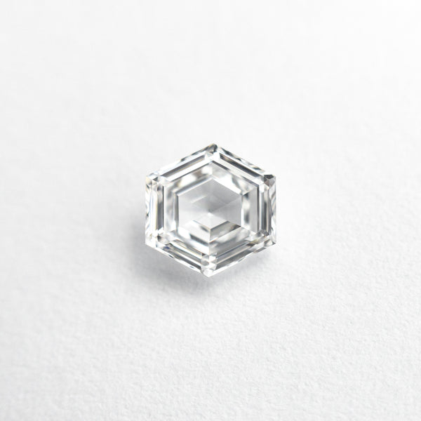 0.71ct 5.71x5.85x2.62mm VS1 E Hexagon Step Cut 🇨🇦 19386-07