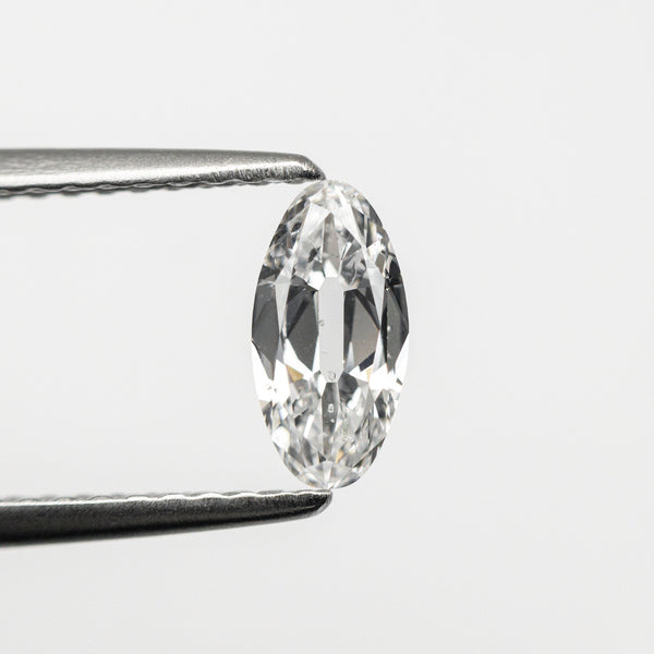 0.45ct 7.22x3.66x2.07mm SI2 E Modern Antique Moval Brilliant 19438-06
