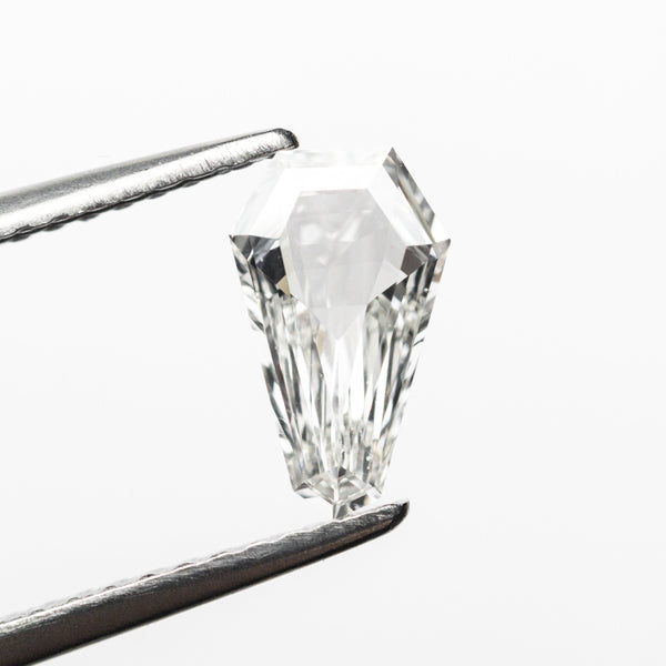 0.46ct 8.51x5.07x1.63mm SI1 F Shield Step Cut 19438-16