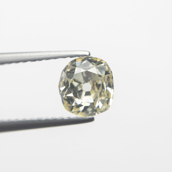 2.38cttw 2pc 6x6mm SI Cape Color Antique Old Mine Cut Matching Pair 19493-01