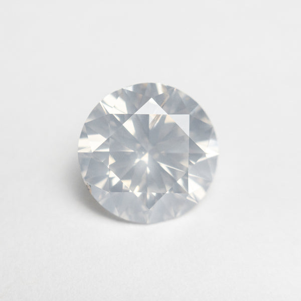 2.60ct 8.85x8.93x5.31mm GIA Fancy White Round Brilliant 19541-01