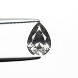 1.01ct 7.90x5.53x3.71mm GIA I1 Fancy Dark Grey Pear Brilliant 19544-01