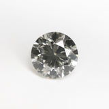 (SOLD #D11726) 2.01ct 7.96x7.94x5.02mm Fancy Grey Round Brilliant 19551-01