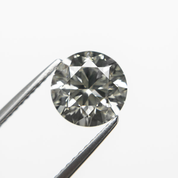 (SOLD #D11726) 2.01ct 7.96x7.94x5.02mm Fancy Grey Round Brilliant 19551-01