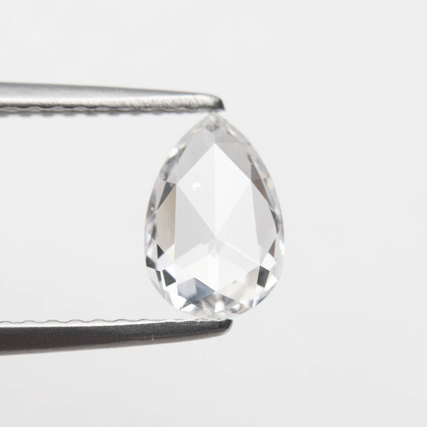 0.76ct 8.04x5.34x2.02mm SI1 E Pear Rosecut 19594-01
