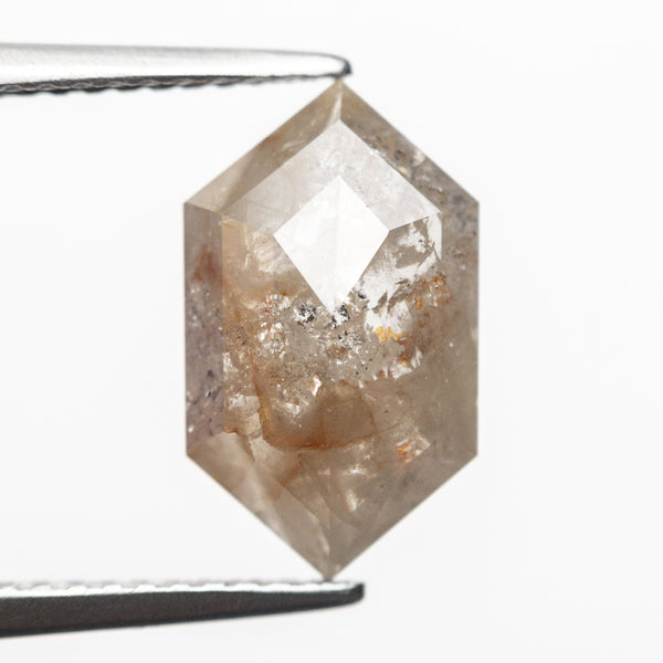 2.87ct 13.32x7.86x3.42mm Hexagon Rosecut 19610-01