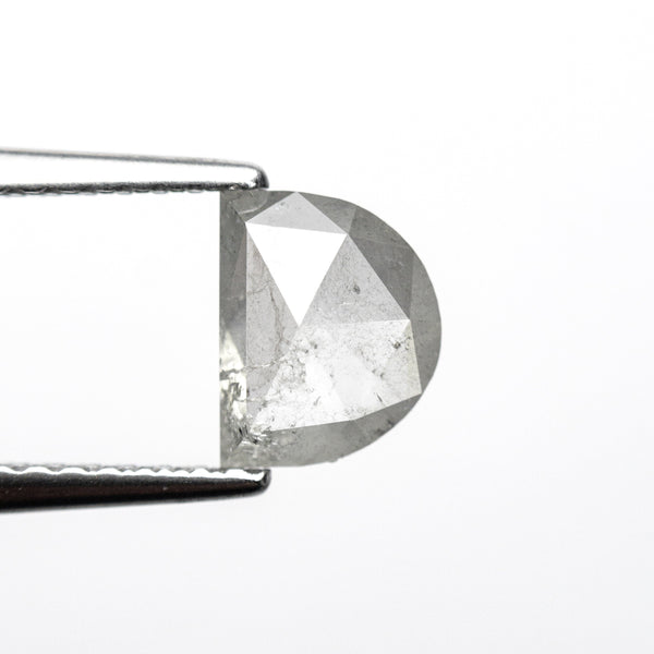 0.76ct 6.58x5.30x2.27mm Half Moon Rosecut 19617-29