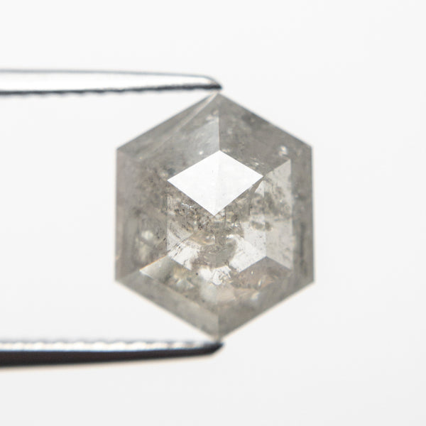 3.26ct 10.86x8.67x4.37mm Hexagon Rosecut 19619-02