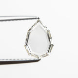 0.91ct 8.79x6.50x1.59mm VS2 K Geo Pear Portrait Cut 19854-10