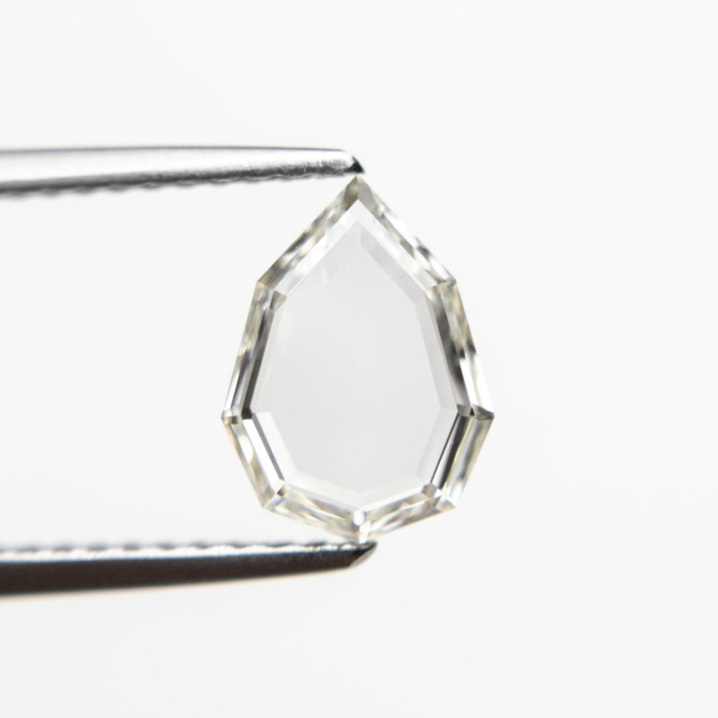 0.91ct 8.79x6.50x1.59mm VS2 K Geo Pear Portrait Cut 19854-10
