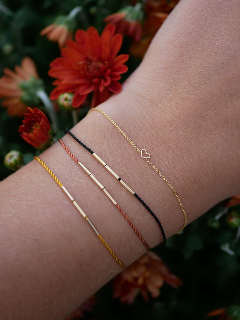 Bamboo Cord Bracelet by Hortense Emily Warden Designs