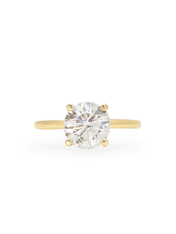 Round Diamond Solitaire Ring