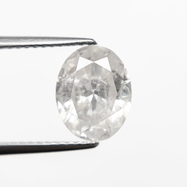 2.02ct 9.50x7.48x4.10mm Fancy White Oval Brilliant 20022-01