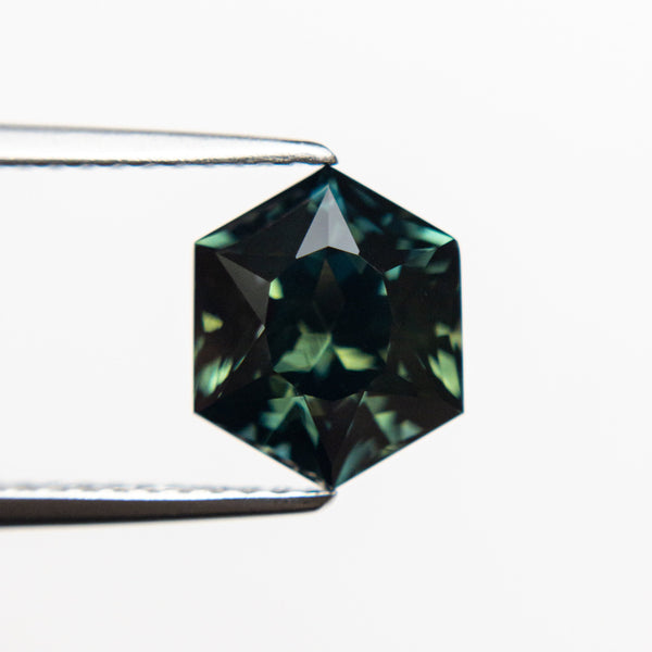 2.74ct 8.99x7.44x5.75mm Hexagon Brilliant Sapphire 20033-05