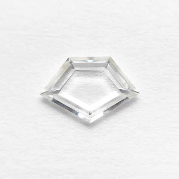 0.97ct 6.40x9.60x1.82mm Shield Portrait Cut Sapphire 20782-01