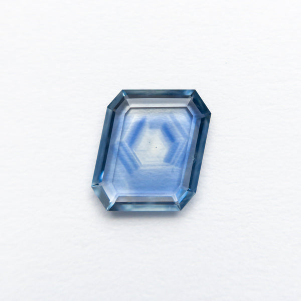 0.89ct 7.05x6.04x1.41mm Geometric Portrait Cut Sapphire 20857-01
