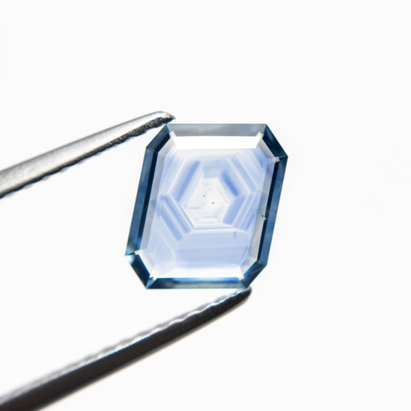 0.89ct 7.05x6.04x1.41mm Geometric Portrait Cut Sapphire 20857-01