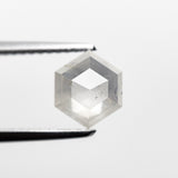 0.99ct 6.97x5.98x2.92mm Hexagon Rosecut 20901-17