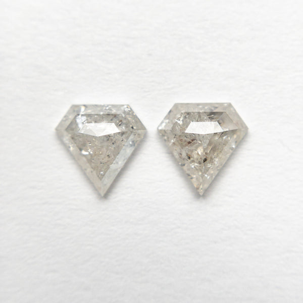 0.92cttw 2pc 5.71x5.68x2.18mm 5.74x5.69x2.17mm Shield Rosecut Matching Pair 20951-27