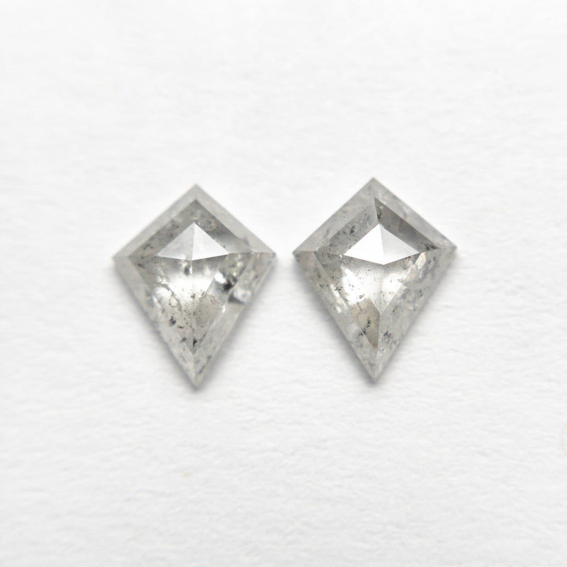 0.95cttw 2pc 6.64x5.42x2.23mm 6.57x5.40x2.19mm Kite Rosecut Matching Pair 20951-28