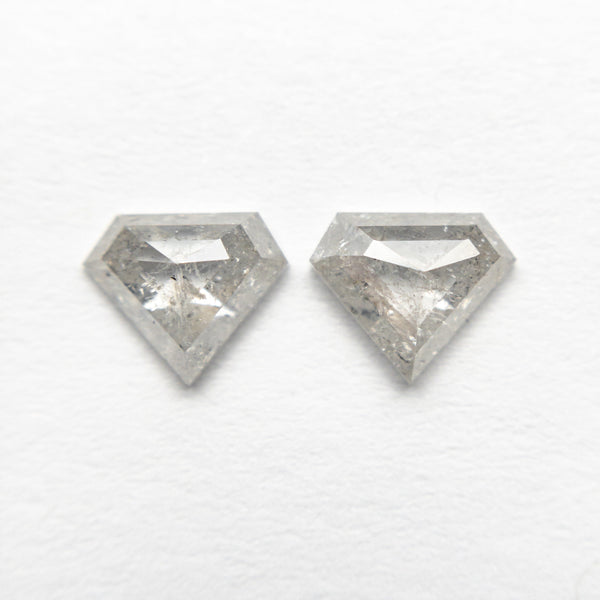 1.04cttw 2pc 5.22x6.26x2.35mm 5.19x6.29x2.24mm Shield Rosecut Matching Pair 20951-31