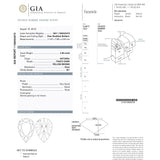 2.50ct 11.97x7.83x4.23mm GIA SI1 Fancy Dark Yellow-Brown Pear Brilliant 🇦🇺 24110-01