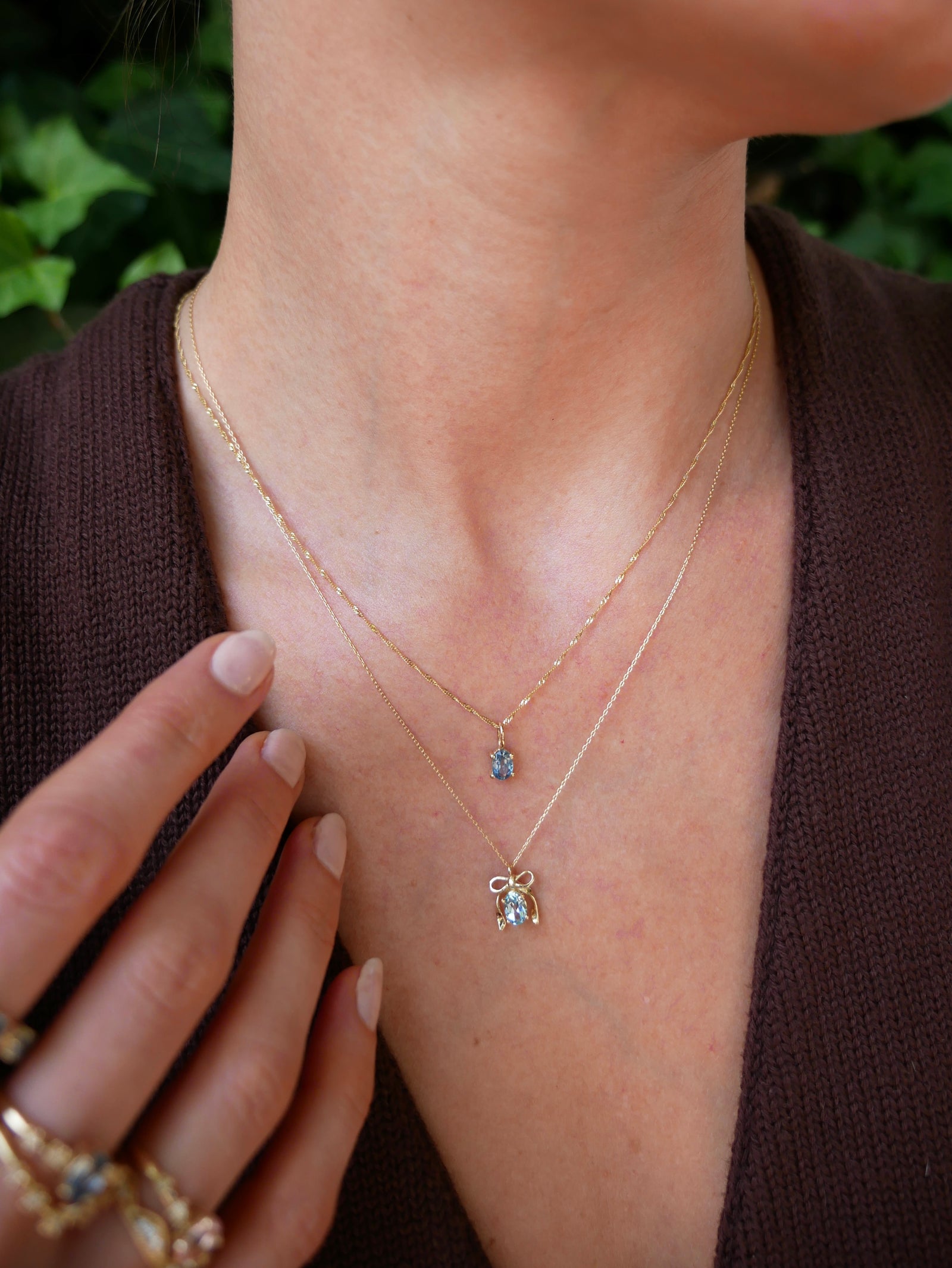 Petite Sapphire Pendant – Emily Warden Designs