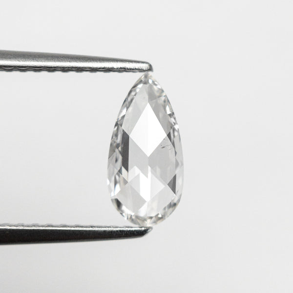 0.71ct 9.52x4.66x1.96mm SI2 F Pear Rosecut 21225-01 🇨🇦
