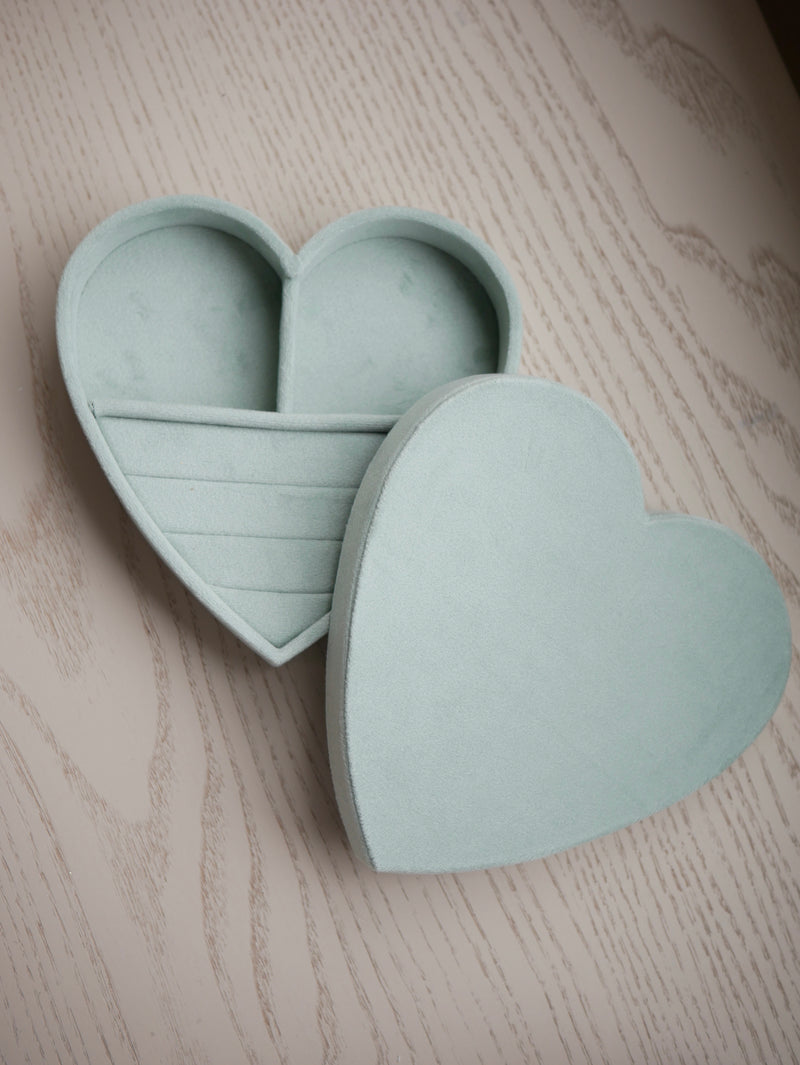 Velvet Heart Jewelry Box