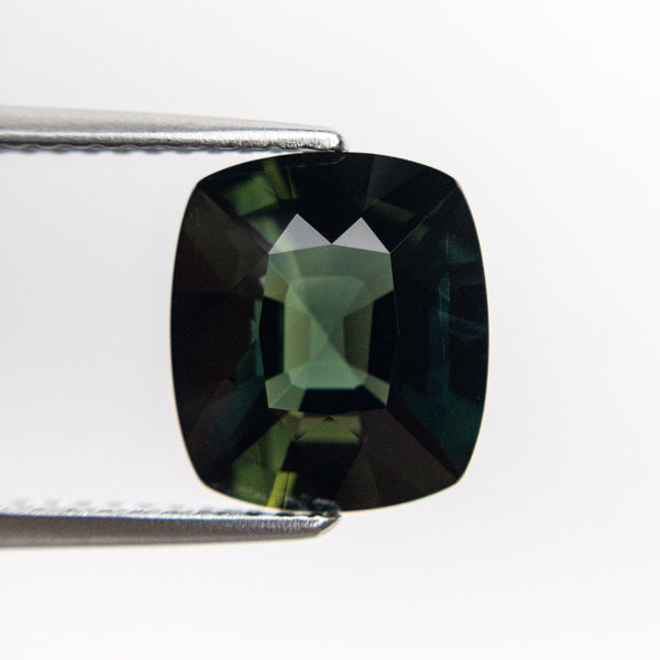 3.62ct 9.80x8.72x5.11mm Cushion Brilliant Sapphire 21604-02