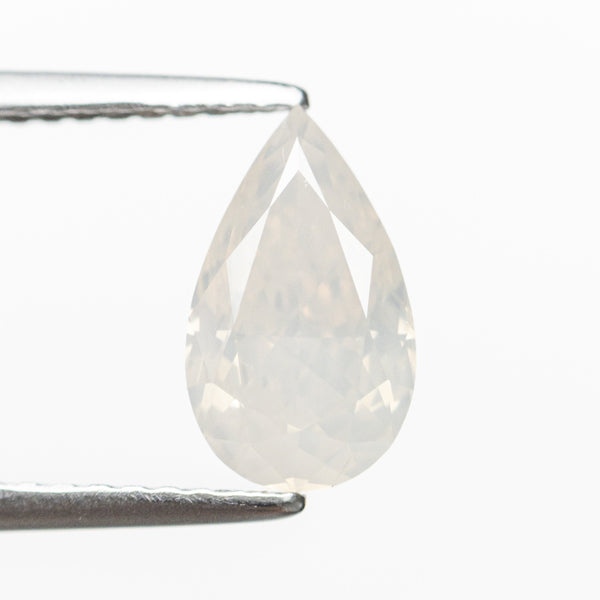 1.61ct 9.60x5.68x4.11mm Fancy White Pear Brilliant 21609-01