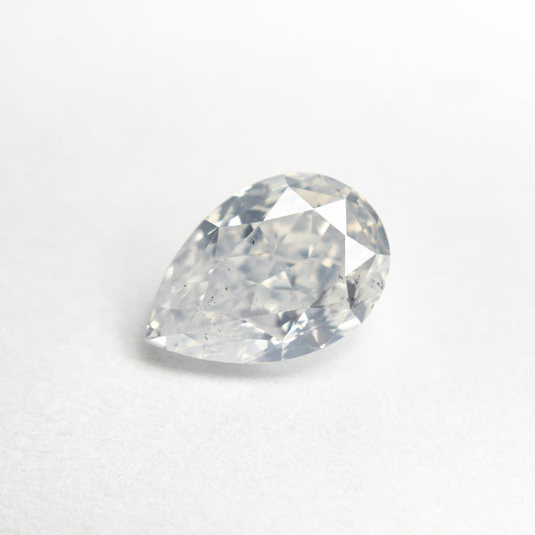 1.60ct 8.98x6.05x4.14mm GIA I1 Fancy White Pear Brilliant 21896-01