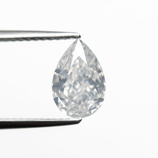 1.60ct 8.98x6.05x4.14mm GIA I1 Fancy White Pear Brilliant 21896-01