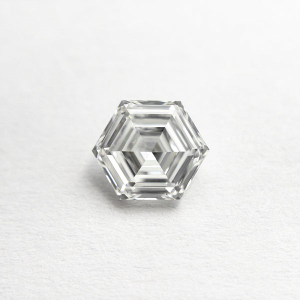 1.00ct 7.15x6.05x3.04mm GIA VS1 H Hexagon Step Cut 21965-01
