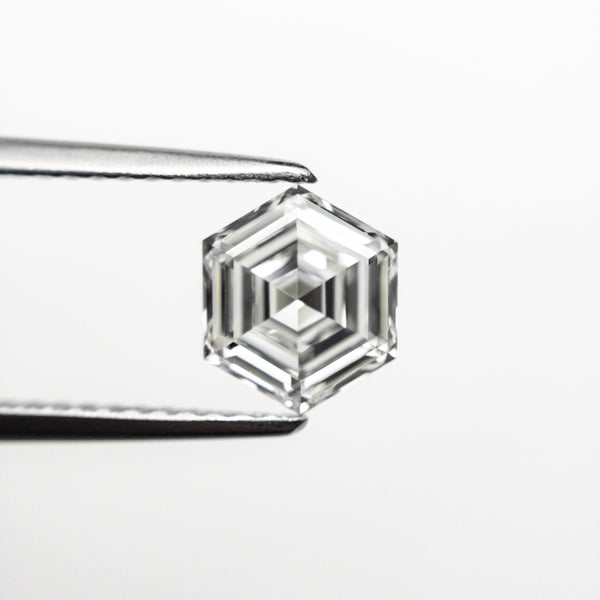 1.00ct 7.15x6.05x3.04mm GIA VS1 H Hexagon Step Cut 21965-01