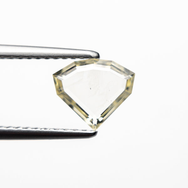 0.73ct 7.00x7.95x1.39mm Shield Portrait Cut Sapphire 22080-01