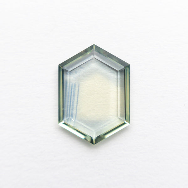 1.22ct 9.71x6.89x1.43mm Hexagon Portrait Cut Sapphire 22140-01