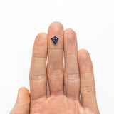 1.74ct 8.30x8.21x3.19mm Shield Step Cut Sapphire 22266-25