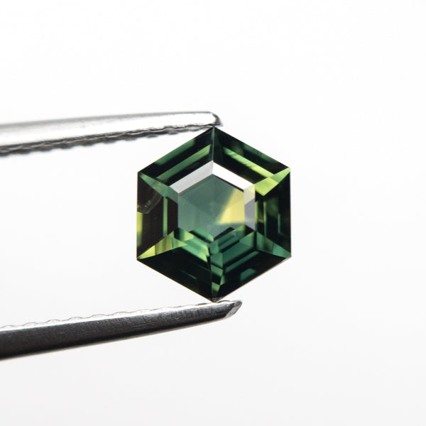 0.97ct 6.69x5.87x3.54mm Hexagon Step Cut Sapphire 22301-03