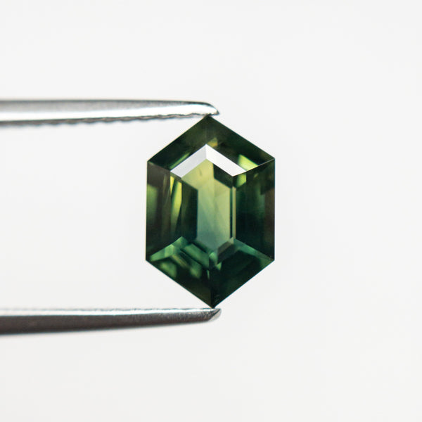 1.37ct 8.58x5.69x3.39mm Hexagon Step Cut Sapphire 22302-02