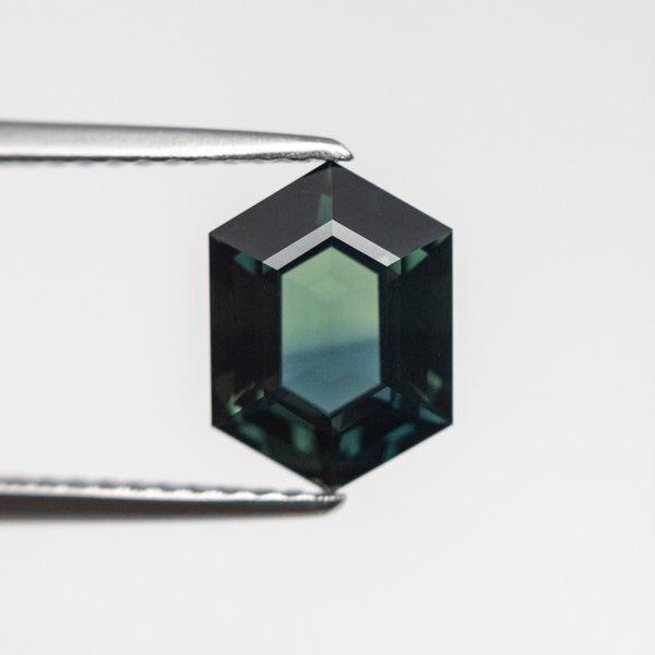 2.06ct 9.38x6.85x3.87mm Hexagon Step Cut Sapphire 22312-01