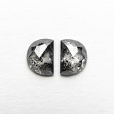 1.12cttw 2pc 5.91x4.36x2.33mm 5.80x4.33x2.33mm Half Moon Rosecut Matching Pair 22381-03