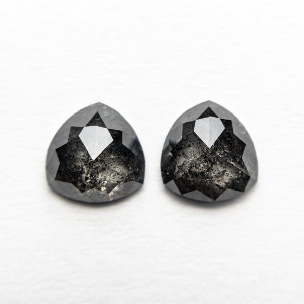1.50cttw 2pc 5.96x5.93x2.63mm 6.05x5.88x2.50mm Trillion Rosecut Matching Pair 22381-04
