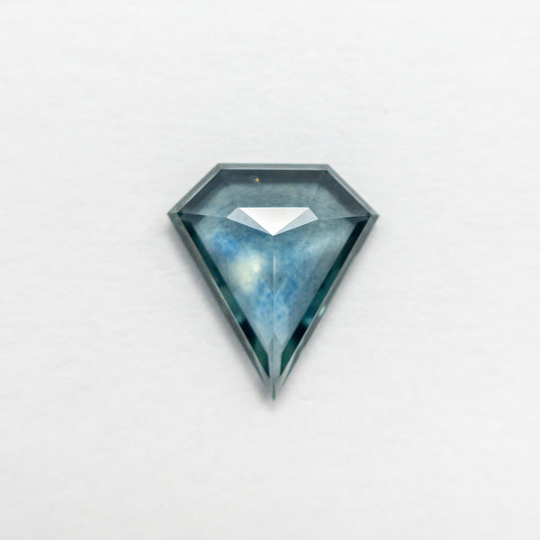 0.99ct 8.17x7.36x2.29mm Shield Rosecut Sapphire 22434-01