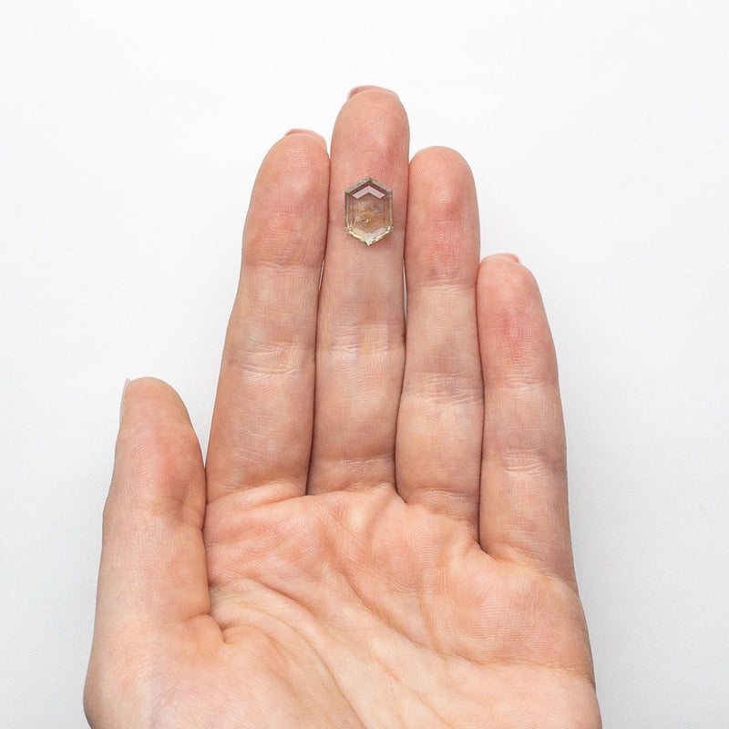 3.24ct 11.77x8.12x2.79mm Hexagon Step Cut Sapphire 22434-118