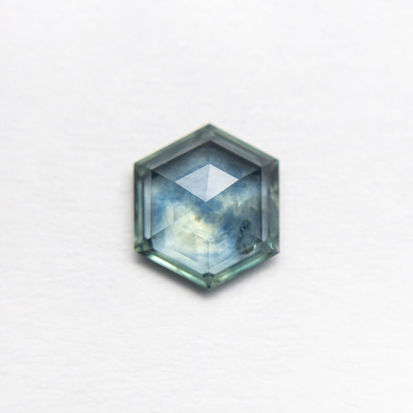 1.16ct 7.64x6.51x2.34mm Hexagon Double Cut Sapphire 22434-55