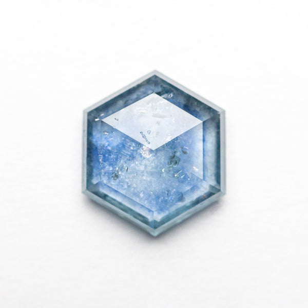 2.47ct 9.34x8.07x3.03mm Hexagon Rosecut Sapphire 22434-65