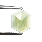 1.04ct 9.41x7.65x1.55mm Hexagon Rosecut Sapphire 22436-12