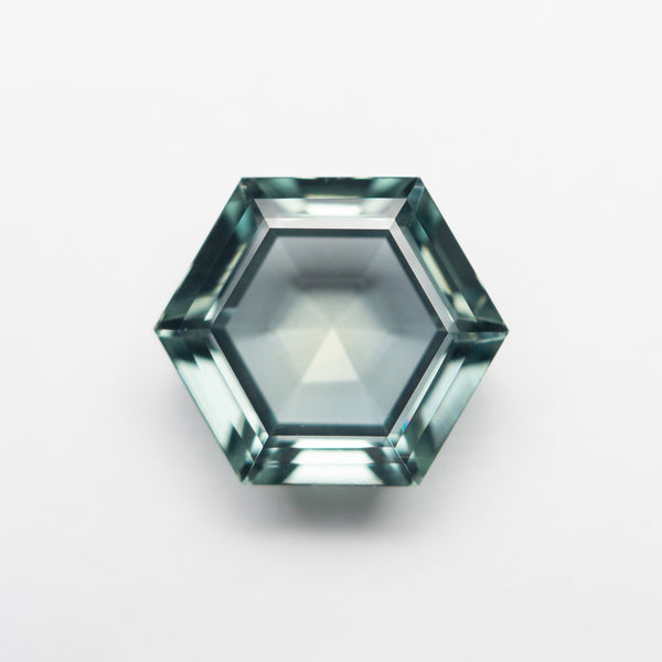 3.77ct 10.00x8.69x4.45mm Hexagon Rosecut Sapphire 22692-02